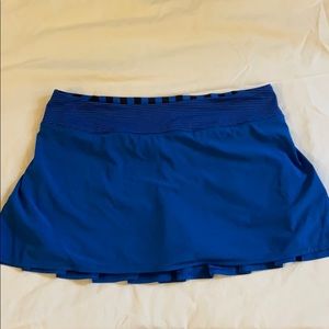 Lululemon Pace Setter skirt/skort in blue